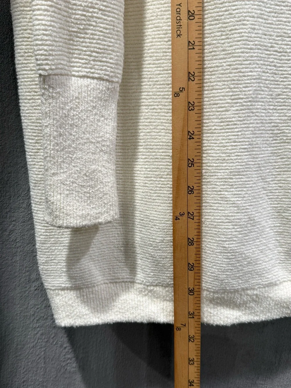 Free People Ottoman Slouchy Tunic in Ecru Cream Mock Neck Oversized Comfy Size S
